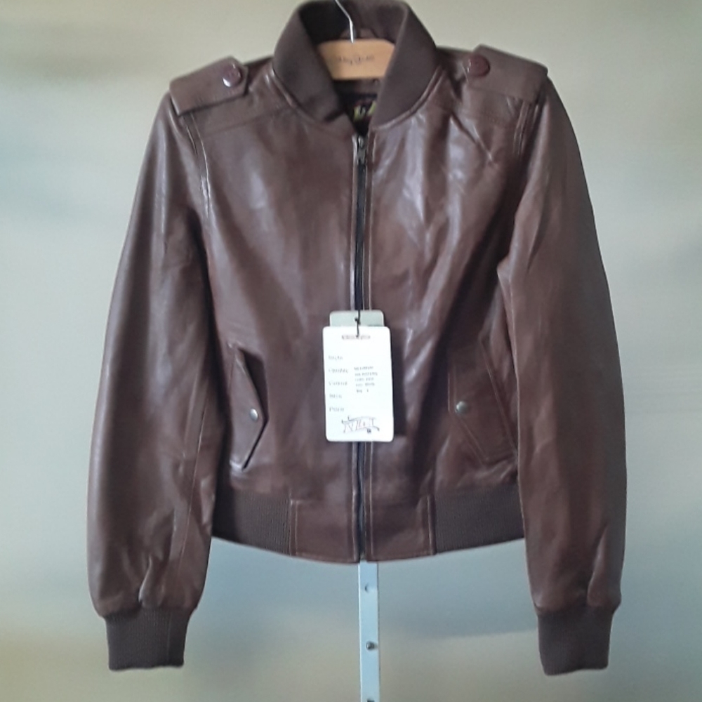 NLA Leather Jacket G Style Ladies Cut